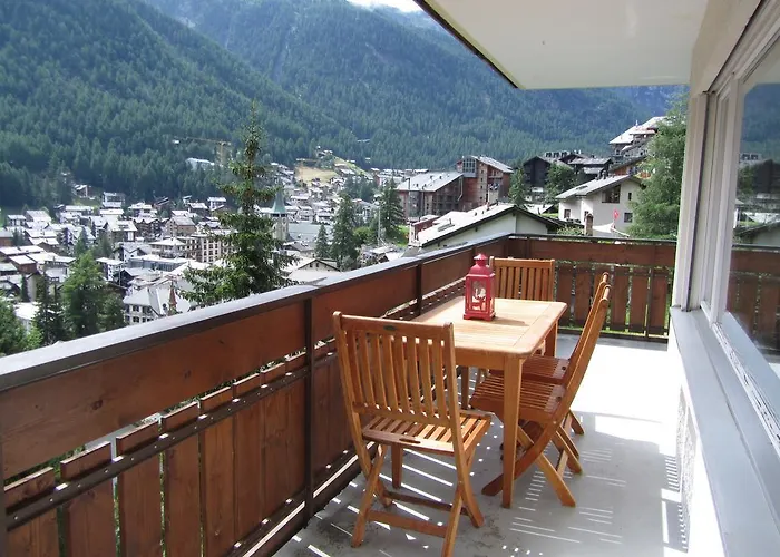 Panoramic View Flat 公寓 采尔马特